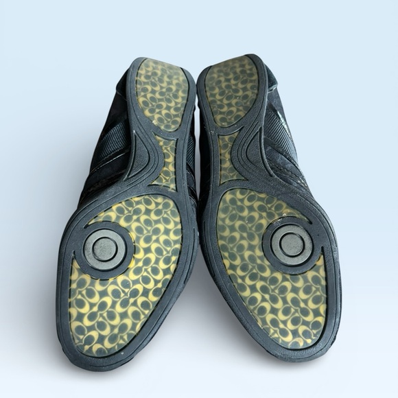 Coach Black Remonna Signature Sneakers - Picture 7 of 8